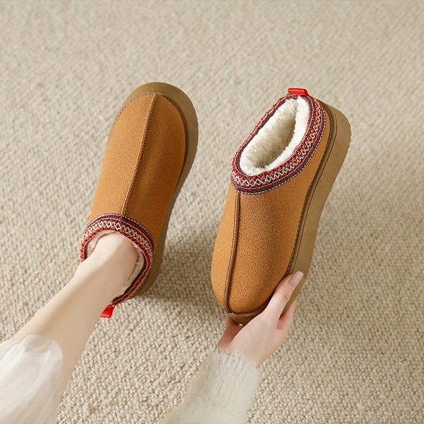 Chinelo Mule Luxe Aztec com Forro de Pele