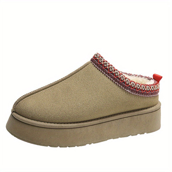 Chinelo Mule Luxe Aztec com Forro de Pele