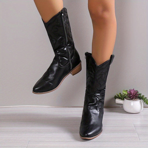 Bota bordada Nixie Western Cowgirl