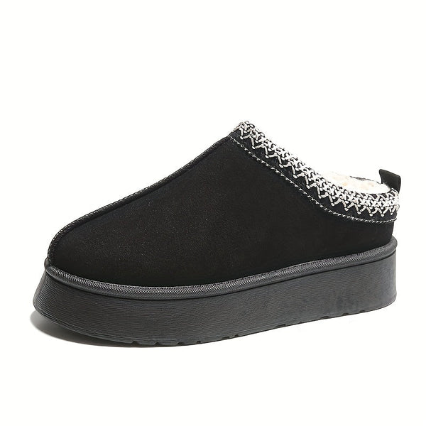 Chinelo Mule Luxe Aztec com Forro de Pele