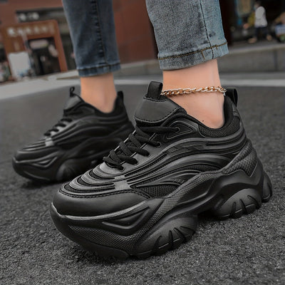Tênis Indie Mesh Chunky Platfrom com cadarço